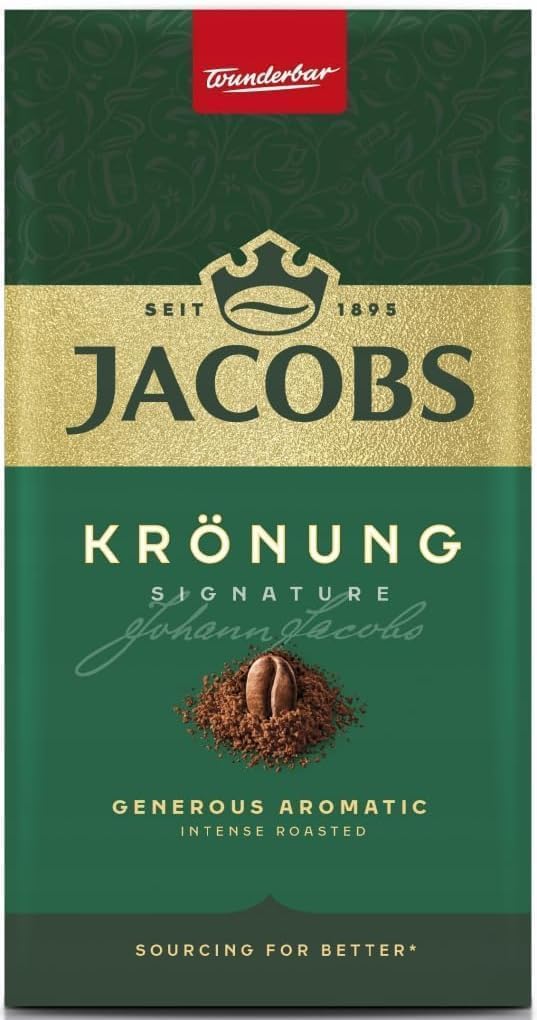 Jacobs - Miscela di Caffè Macinato Kronung - 12 confezioni da 250 gr (Totale 3 Kg)