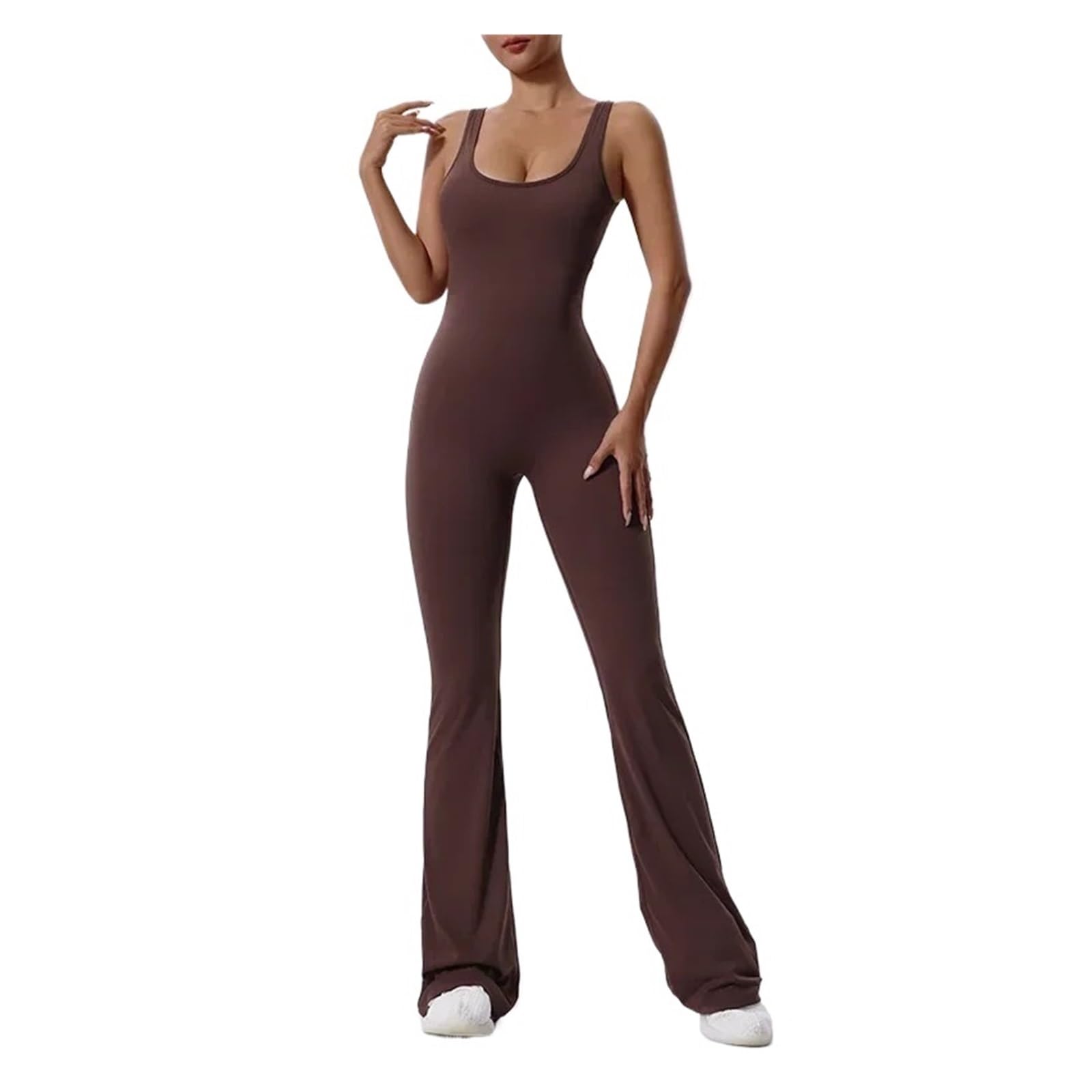 Mono Yoga Mujer Traje Deportivo De Una Pieza For Mujer, Yoga, Pantalones Acampanados, Mono, Monos Fitness, Entrenamiento