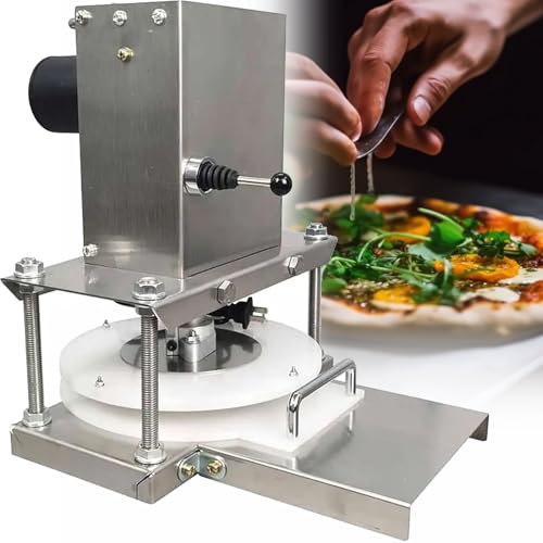 JJENXYYDS Commercial Dough Sheeter, Pizza Dough Press for Pastry Shops, 400 Sheets per Hour Stainless Steel Pizza Dough Sheeter, for Pies, Tortillas, Breads, Pizzerias, and Bakeries