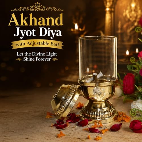 Buy Sanvi Handicraft Akhand Jyot Diya Large Size - Image 4