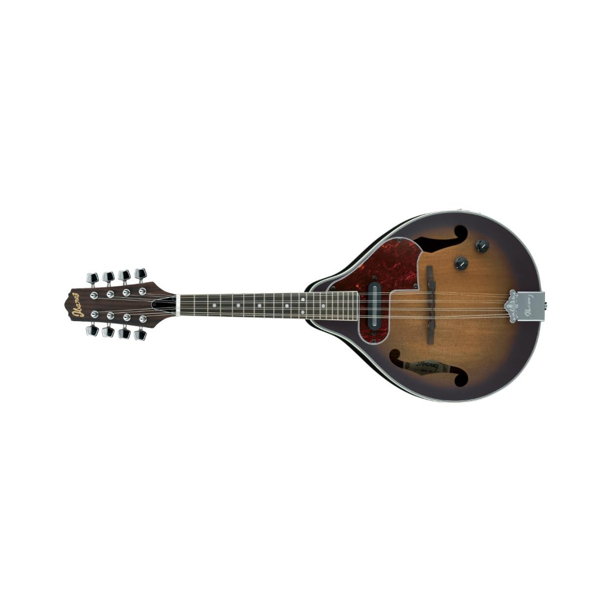 Ibanez M510E Acoustic-electric Mandolin - Open Pore Vintage Sunburst - Image 4