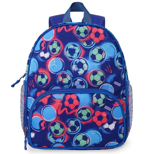 Image of Toddler Backpack Boys Girls 3-6, Preschool Football School Bag, Kindergarten Kids Trip Overnight Bag