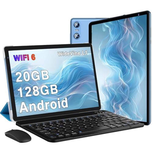 BIEGEDY Tablet 10 Zoll Octa-Core,Tablet PC 20 GB RAM+128 GB ROM (TF1 TB),5G WLAN 6丨Widevine...