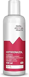 Ibasa Shampoo Antifúngico Cetoconazol Para Cães E Gatos 100Ml