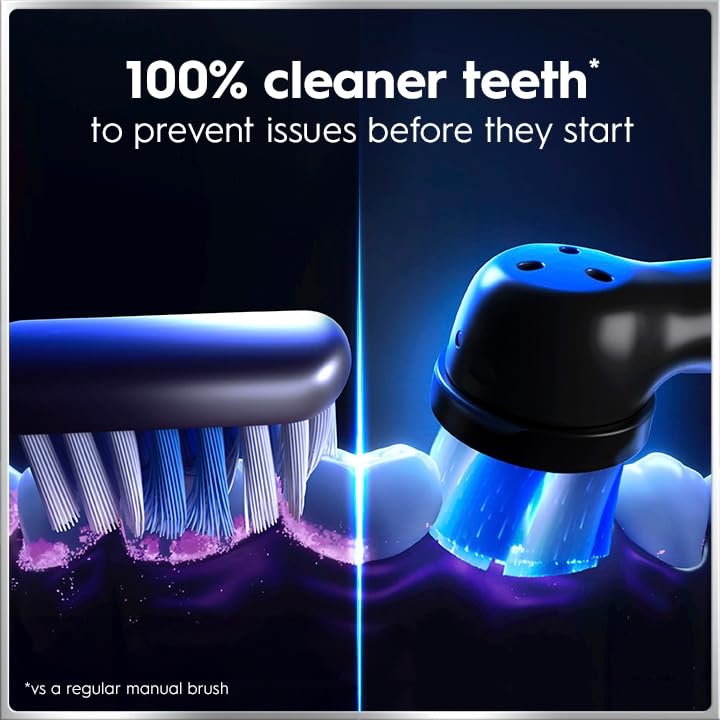 Oral-B iO Deep Clean + Protect Rechargeable Electric Toothbrush, Black, iO Series photo 7