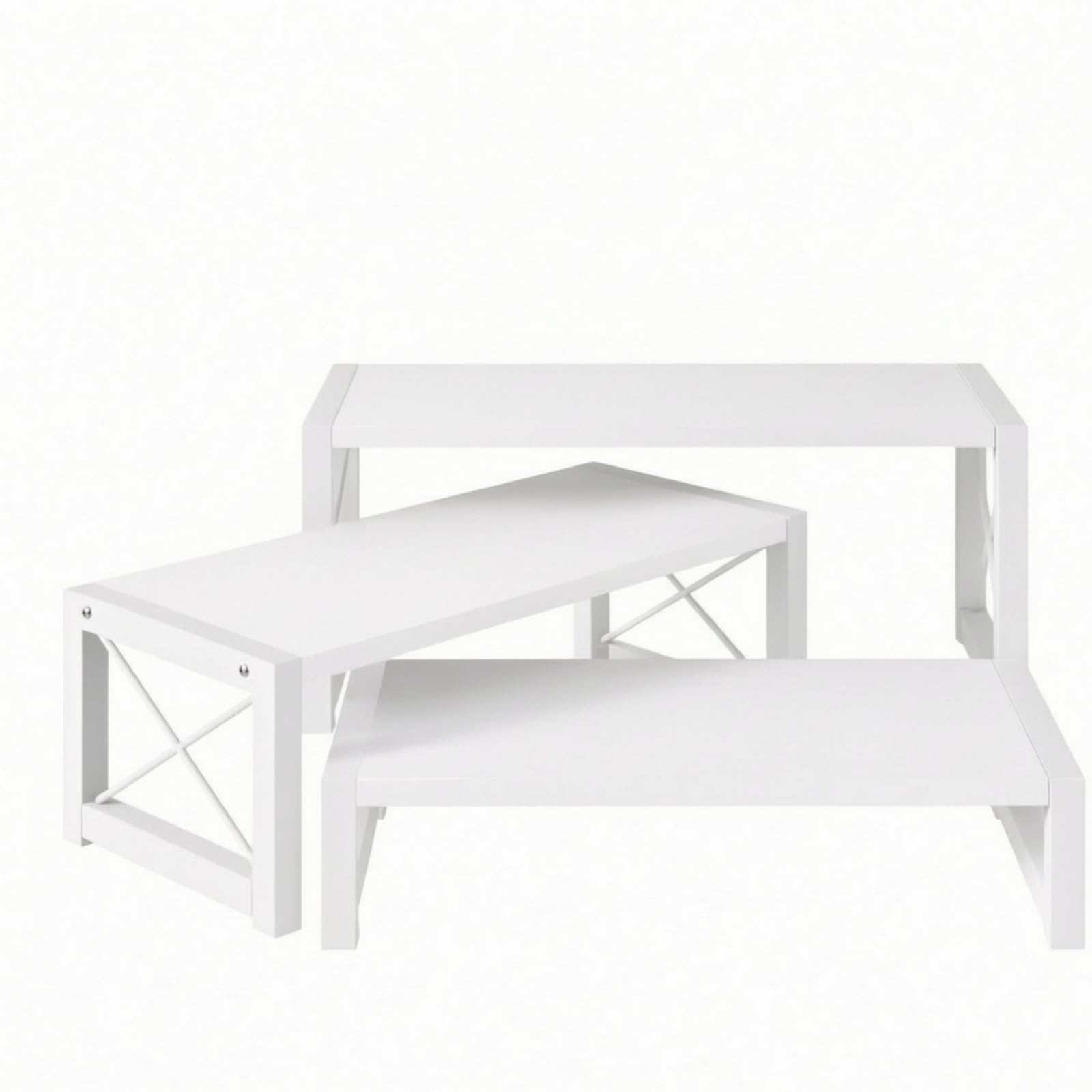 Rack Almacenaje con s Tablero Partículas Versátil ría para Mesa Ahorrador Espacio para Baño, Panadería,