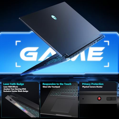 Image of Thunderobot Radiant 16S R9 5070 300Hz Gaming Laptop, 16 inch QHD+ 2.5K, AMD Ryzen 9 9850HX, GeForce RTX 5070, up to 300Hz Hummingbird Display, 64GB DDR5, 2TB SSD, RGB Backlit KB, Wi-Fi 6, Win 11 Home