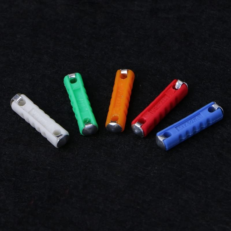 200Pcs 5A 8A 10A 16A 25A Ceramic Continental Car Fuse Set Bullet Classic 97BB