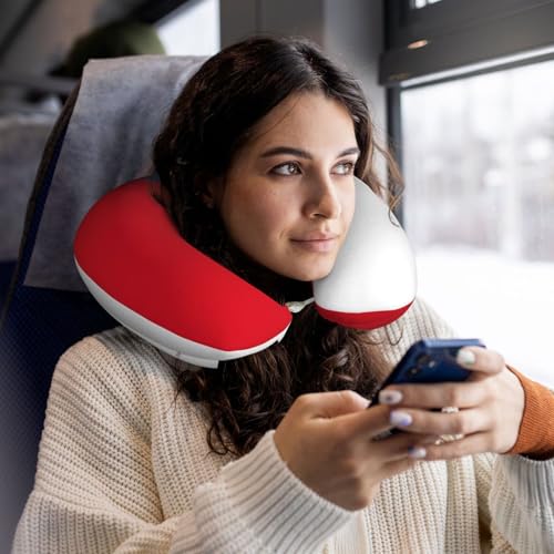 Almohada de viaje espuma viscoelástica tamaño estándar miniatura 6