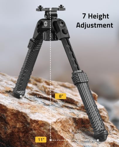CVLIFE Bipod for M-Rail 30% Carbon Fiber Bipod 8-11 Inches - image 6