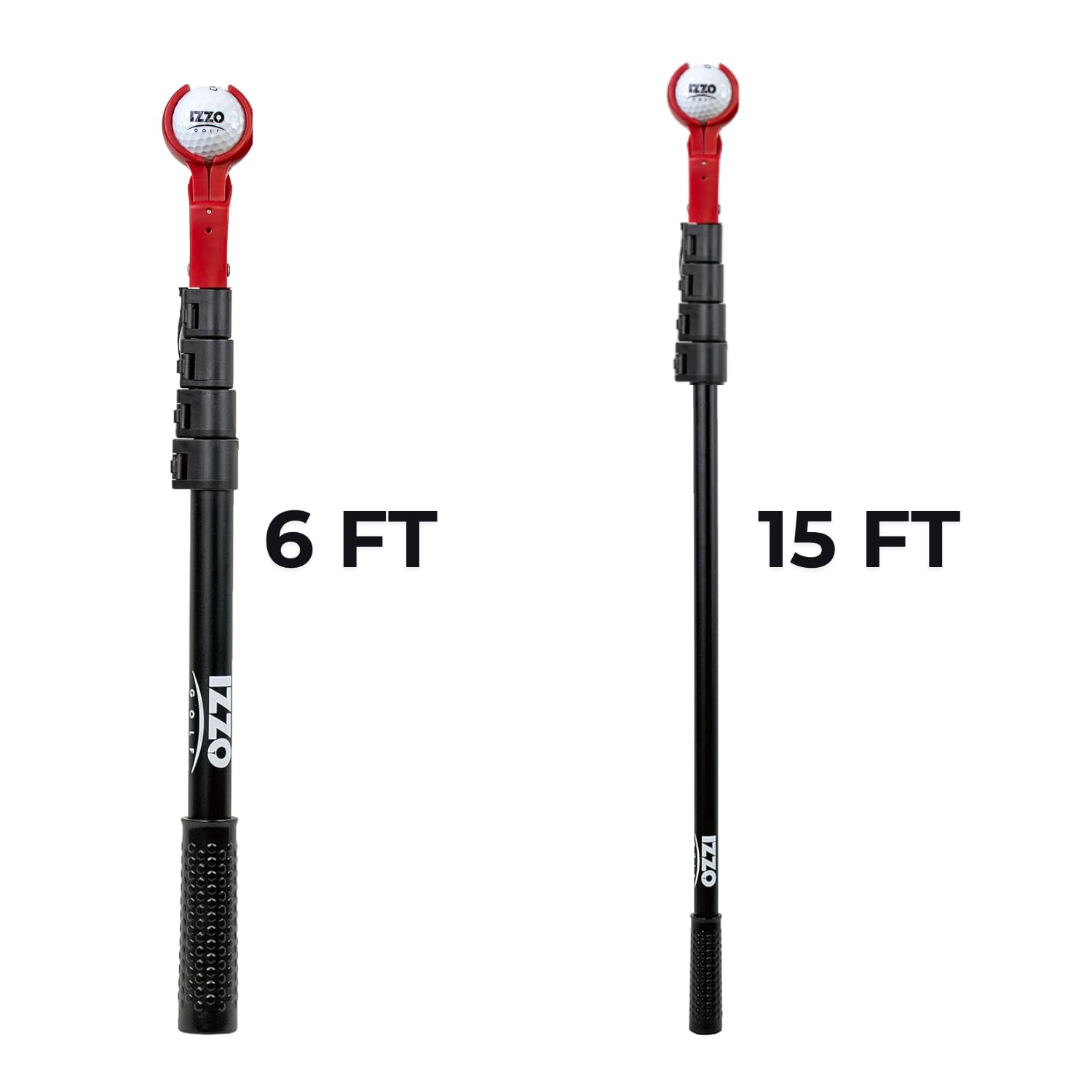Izzo Golf The Claw Golf Ball Retriever - 6ft Extension Retriever for Retrieving Golf Balls