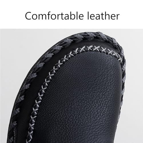 Mens Loafers Shoes Breathable Slip-on Casual Shoes Work Business Sneakers Ofice Driving Dress Shoes2