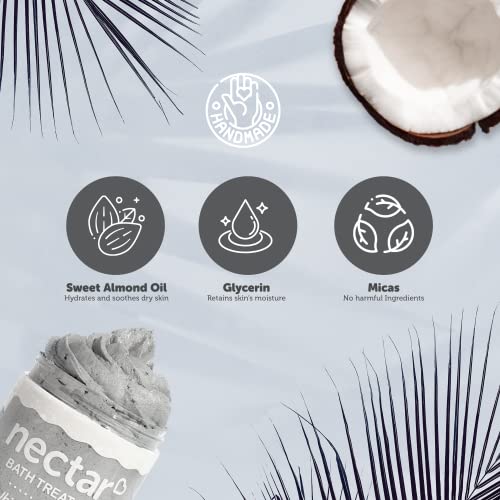 Whipped Soap Cream Body Wash For Men And Boys, Moisturizing Whipped Body Soap With Coconut Oil And Activated Charcoal, Soothing Shave Butter For Neck, Natural & Vegan, Gift For Dads, 5 Oz (Black Ice) #TOP3