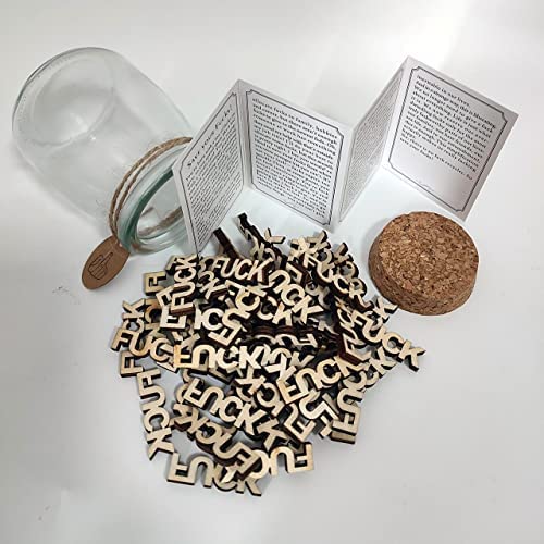 U\C Fuck to Give,Jar of Fuck Gift Jar (8oz),Give a Fuck in a Bottle Gag Gift Birthday,Christmas,Holiday,Funny Gift,Gift to Friend,Anniversaries Gift for Valentines Day Encouragement Gift