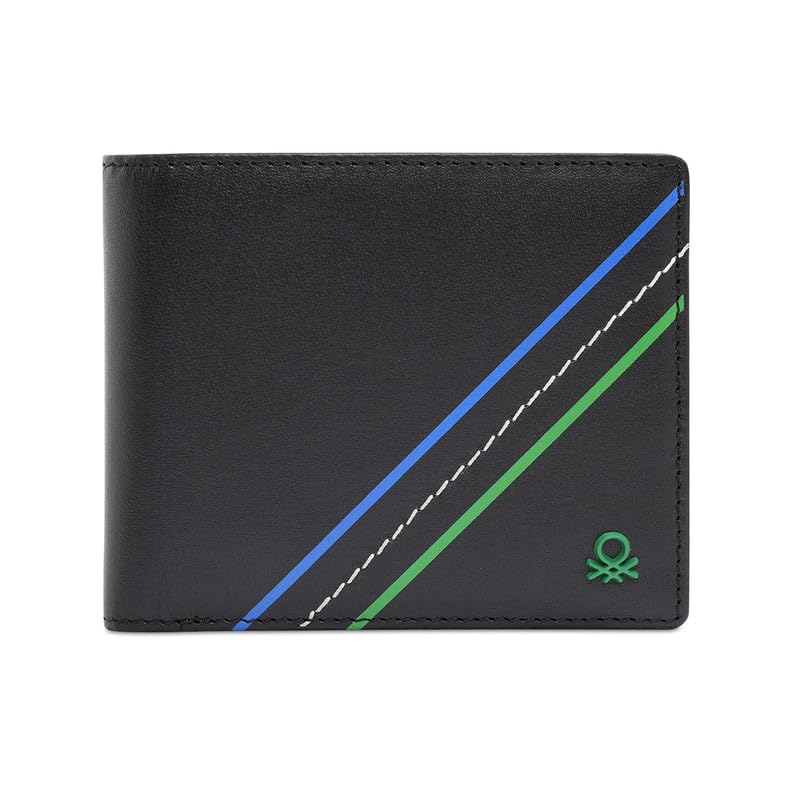 Men Habry Leather Slimfold Wallet - Black-image-43