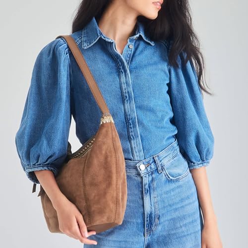 Image of The Sak Sequoia Hobo Bag - Premium Large Leather Women's Handbag for Everyday & Travel - Durable Purse With Zipper Pocket