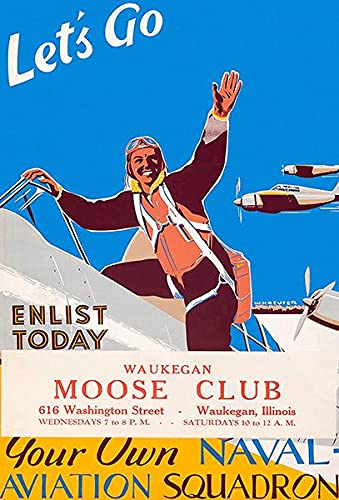 Your Own Naval Aviation Squadron 1940s World War Ii Propaganda ...