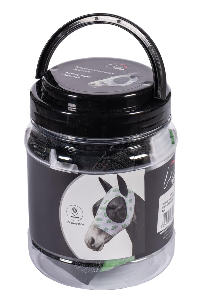 HKM Avocado Máscara anti moscas Blanco/Lila Pony