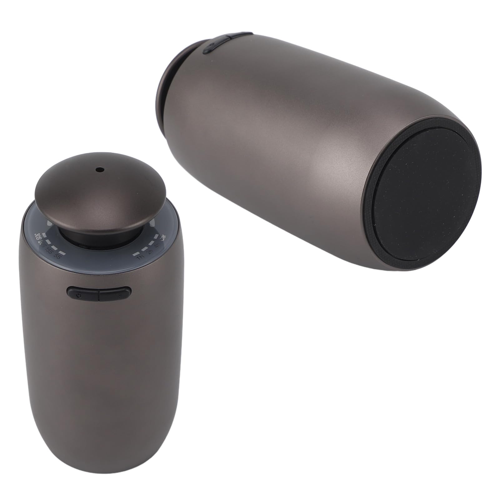 Asixxsix Difusor de, Difusor de Aceite Esencial para Coche USB, Negro Mate, con Calefacción Segura sin Llama, Diseño Compacto para Coche de Oficina en Casa