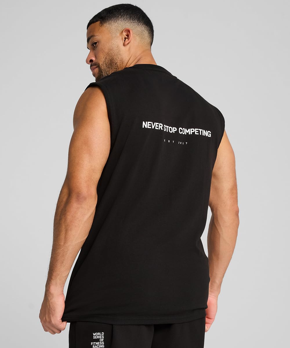 PUMA Canotta x HYROX Cut-off da Uomo M Black