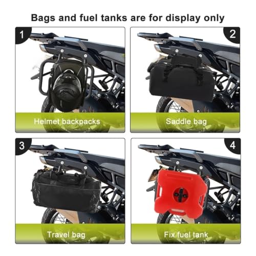 Support de rangement pour équipement de moto CFMoto 450MT stable et robuste - 6
