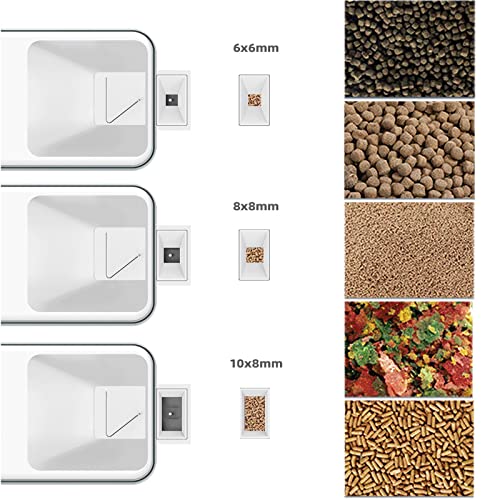 Igeress Wifi Automatic Fish Feeder For Aquarium, Auto Fish Food Dispenser For Fish Tank With App Control Timer Usb Powered Drawer Delivery Does Not Spoil Fish Food, Moisture Proof, Won't Clog, 430Ml #TOP3