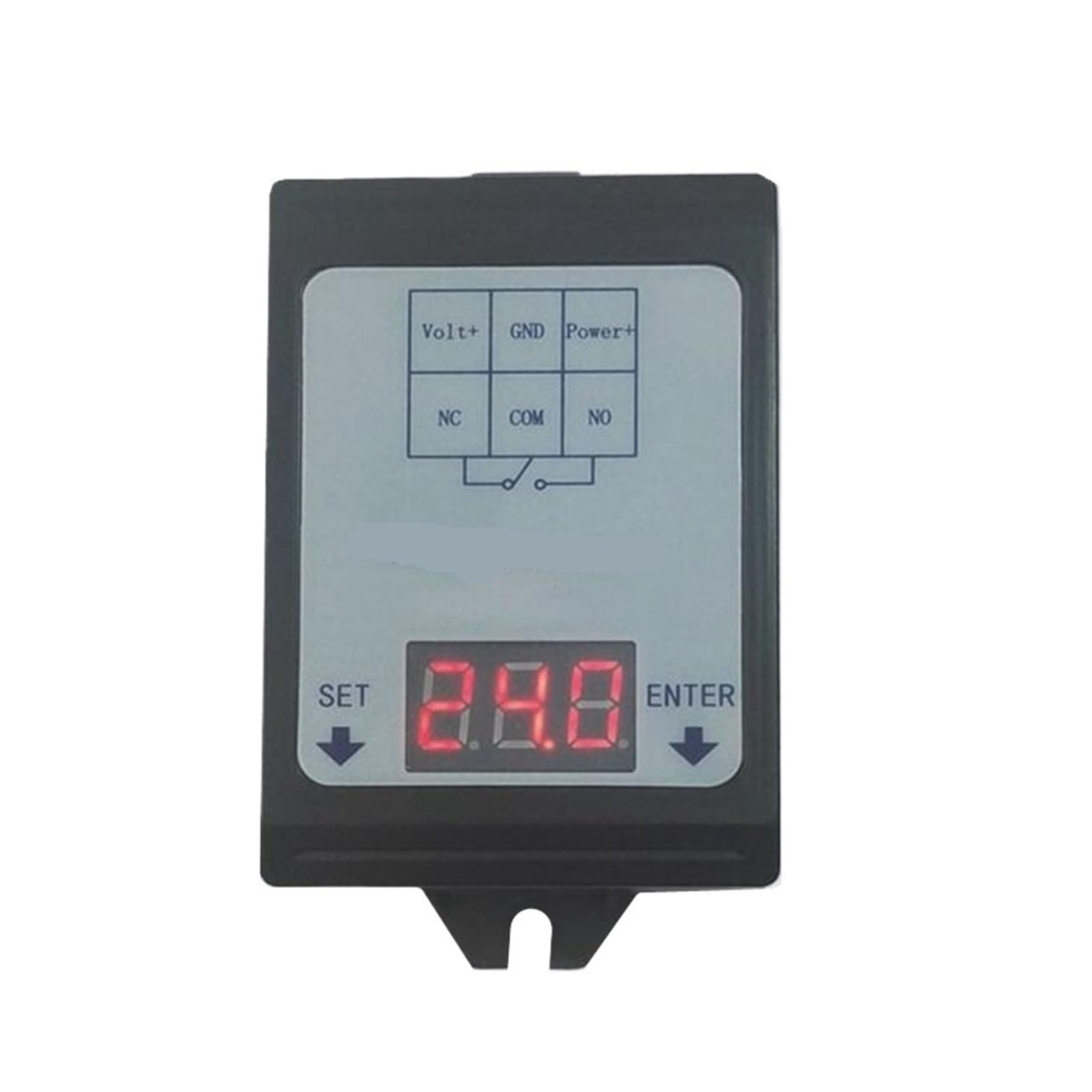 Relè di controllo del rilevamento della tensione CC 6-80 V/48 V Temporizzazione carica e scarica batteria 60 / Interruttore on/off 30 A