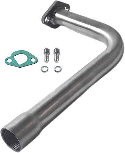 Tubo de escape mejorado con rosca hembra para Predator 212cc 196cc Go Kart & Mini Bike, para Coleman Powersports CT200U, CT200U-EX, BT200X, para