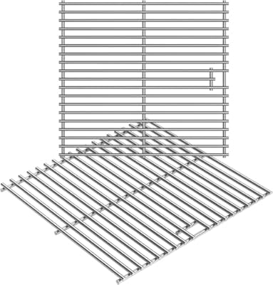 KEESHA Grill Grates for Coyote Natural Gas Grill, 8mm 304 Stainless Steel Grill Grids Replacement Parts for Coyote S-Series 36" 4-Burner Gas Grills, Coyote C2SL36NG Cooking Grill Grate Accessories
