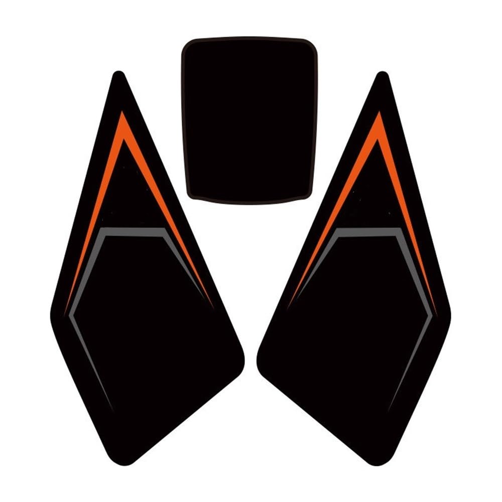 Autocollant réservoir moto VOGE 525R orange pour sécuriser vos virages sur route