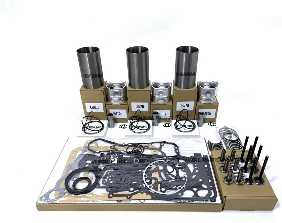 YANNAL PART 3024C 3024CT Piston Cylinder Engine Rebuild Kit