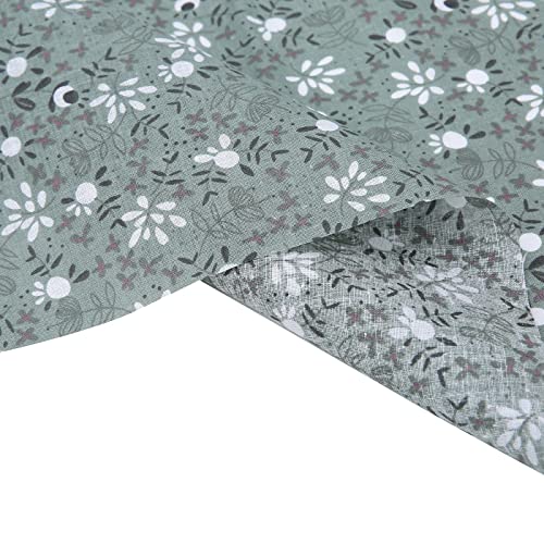 Image of Cotton Fabric DIY Making Supplies Quilting Patchwork Fabric Fat Quarter Bundles DIY for Quilting Cotton Patchwork Cushions (Grey, 20 inch x 20 inch)
