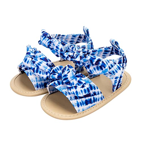 Fuzzy Baby Boy Clothes Infant Girls Open Toe Bowknot Tie Dye Shoes First Walkers Shoes Summer Toddler Slipper Socks Boy