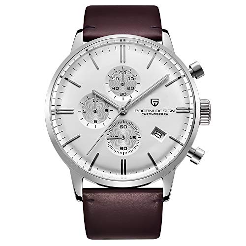 Men Quartz Chronograph Pagani Design 2720k Men Sports Watches Waterproof Men Fashion Wristwatches Stainless Steel Business Watch for Men Casual Watches