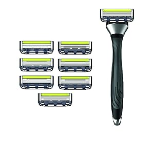 DORCO PACE 5 Pro_5 Blades Refills x 8 (Free1 System Handle)