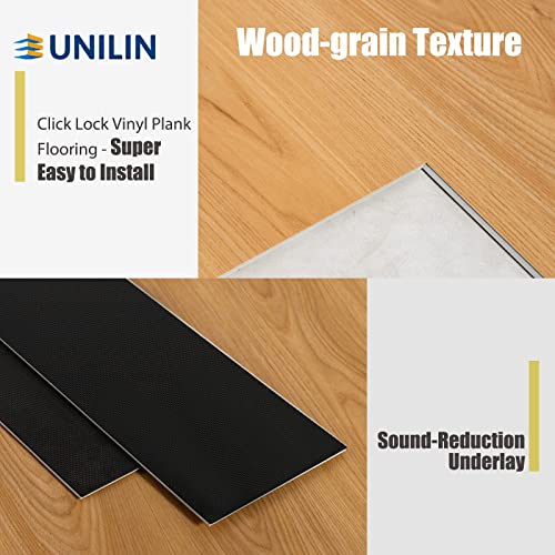 Natsukage Luxury Vinyl Flooring Planks - Interlocking Flooring For Easy Diy Installation - Wood Look Light Yellow Laminate Flooring Waterproof Bathroom Vinyl 9 Planks Per Box, 21.5 Sq. Feet #TOP3