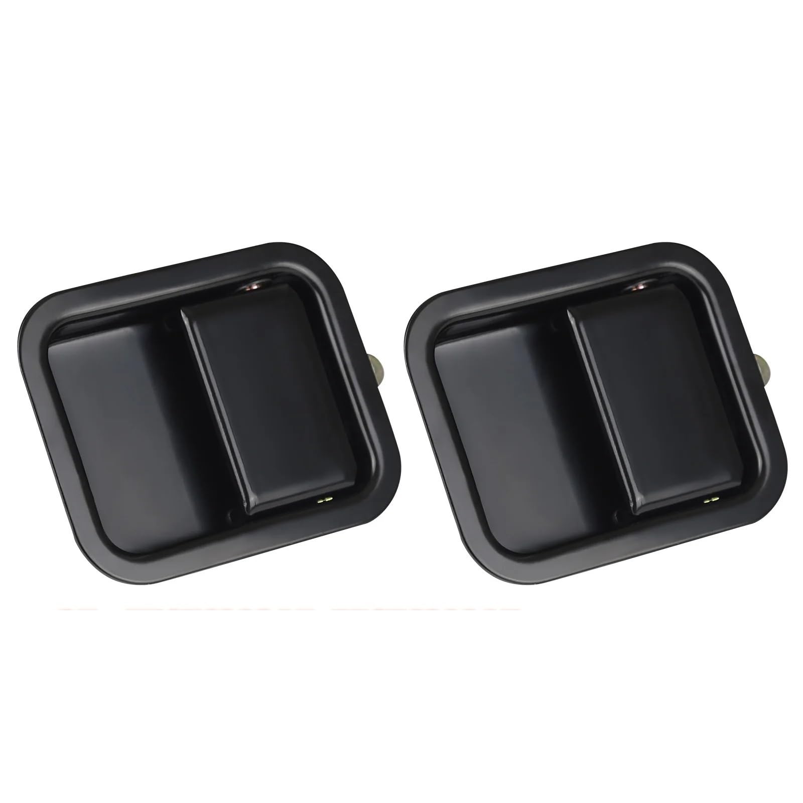 Kedfbts One Color Car Outer Handle Compatible With Jeep For Wrangler For Yj 1991-1995 For Tj 1997-2006 Exterior Door Handle Car Accessories Black 55176383Ae 55176382Ae