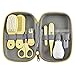 Kit Bebe Recien Nacido Higiene, MKNZOME 8 piezas Kit de Aseo para Bebés con Estuche de Transporte Set Cuidado Bebe Regalo para bebés recién nacidos niños pequeños cuidado de la salud y aseo