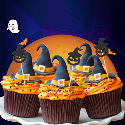 Healifty 2pcs Halloween Halloween birthday Halloween birthday Halloween decorations Pumpkin with Hat