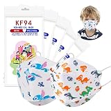Kids Face Mask k Masks, Breathable Comfortable Adjustable Cute Dino Kawaii Cotton Cloth Pink Facemas