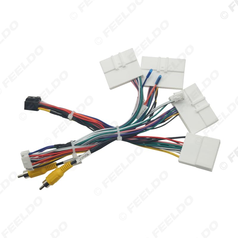 Car for Audio Wiring Harness with Canbus Box for Renault Arkana Clio Duster 16pin CD/DVD Stereo Installation Wire Adapter - (Color Name: Harness CANBUS Box)