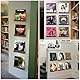 6 Packung Schallplatten Wandhalterung Holz Vinyl Halter Wand Floating Shelves Schallplatten Aufbewahrung,Schwebende Regale für LP-Aufbewahrung Bild Leiste Schallplatten Deko für die Wand 11.8in