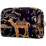 Diseño: cada bolsa de maquillaje está impresa con diferentes patrones, hermoso, exquisito y adorable.
