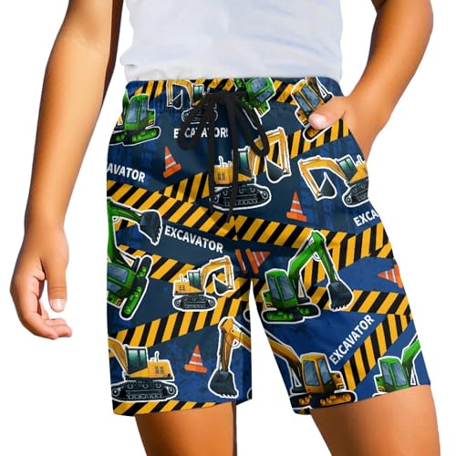 Kids Beach Shorts for Boys Hawaiian Pants for Children Sweatpants