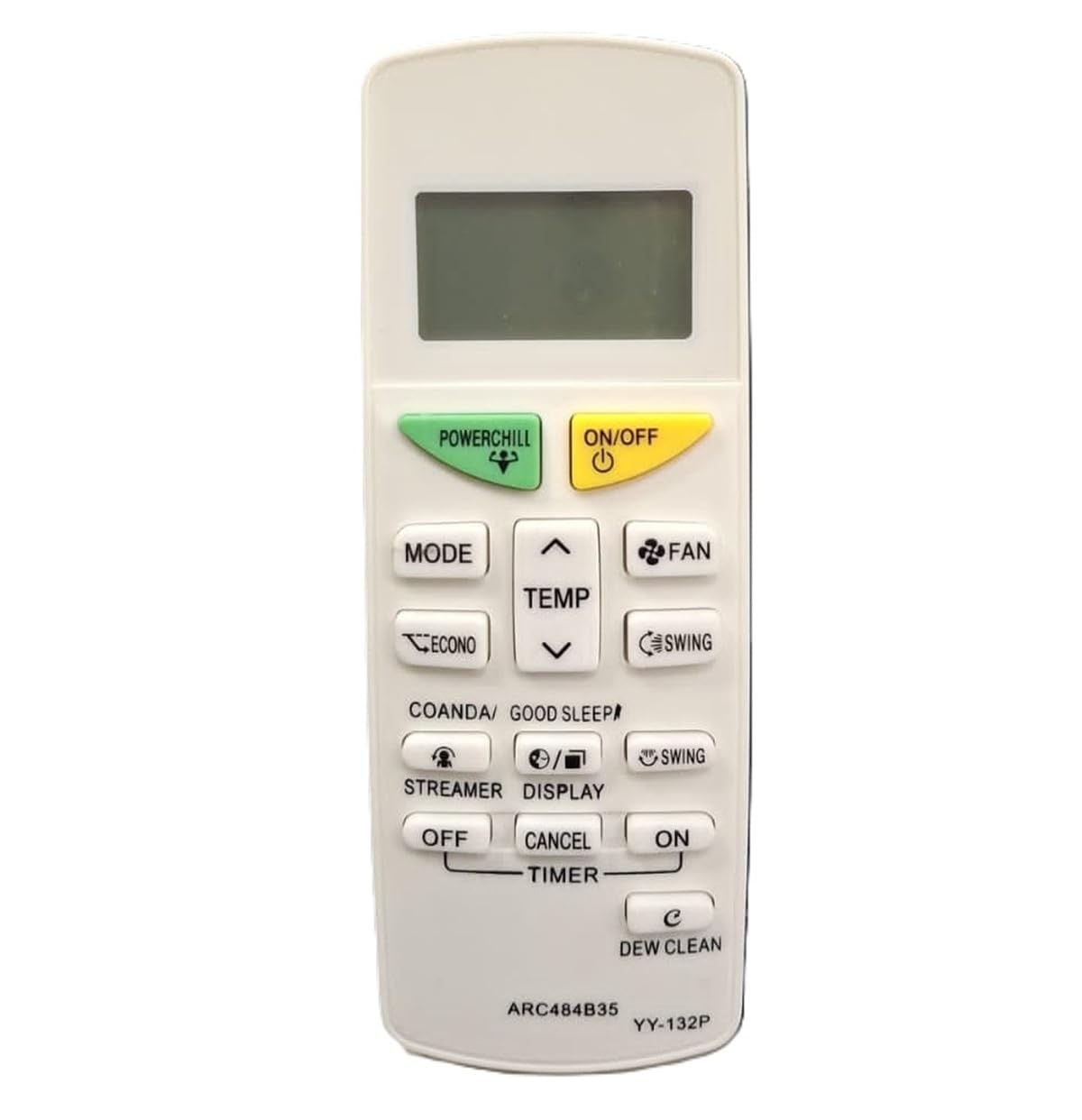 LUCRE 5 Years Warranty Compatible for Daikin Ac Remote ARC484B35 Dew Clean Function-picture-32