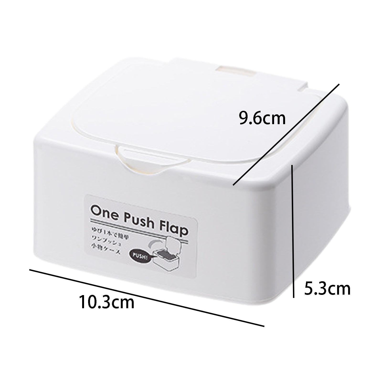 BNF®2xWet Tissue Holder Dustproof Cover Desk Storage Box Large Capacity Napkin Box 10.3x9.6x5.3cm|Home & Garden | Household Supplies & Cleaning | Home Organization 3