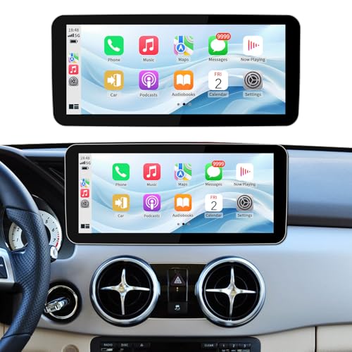 Pantalla táctil 12.3" Wireless CarPlay Android Auto para Mercedes Benz GLK miniatura 1