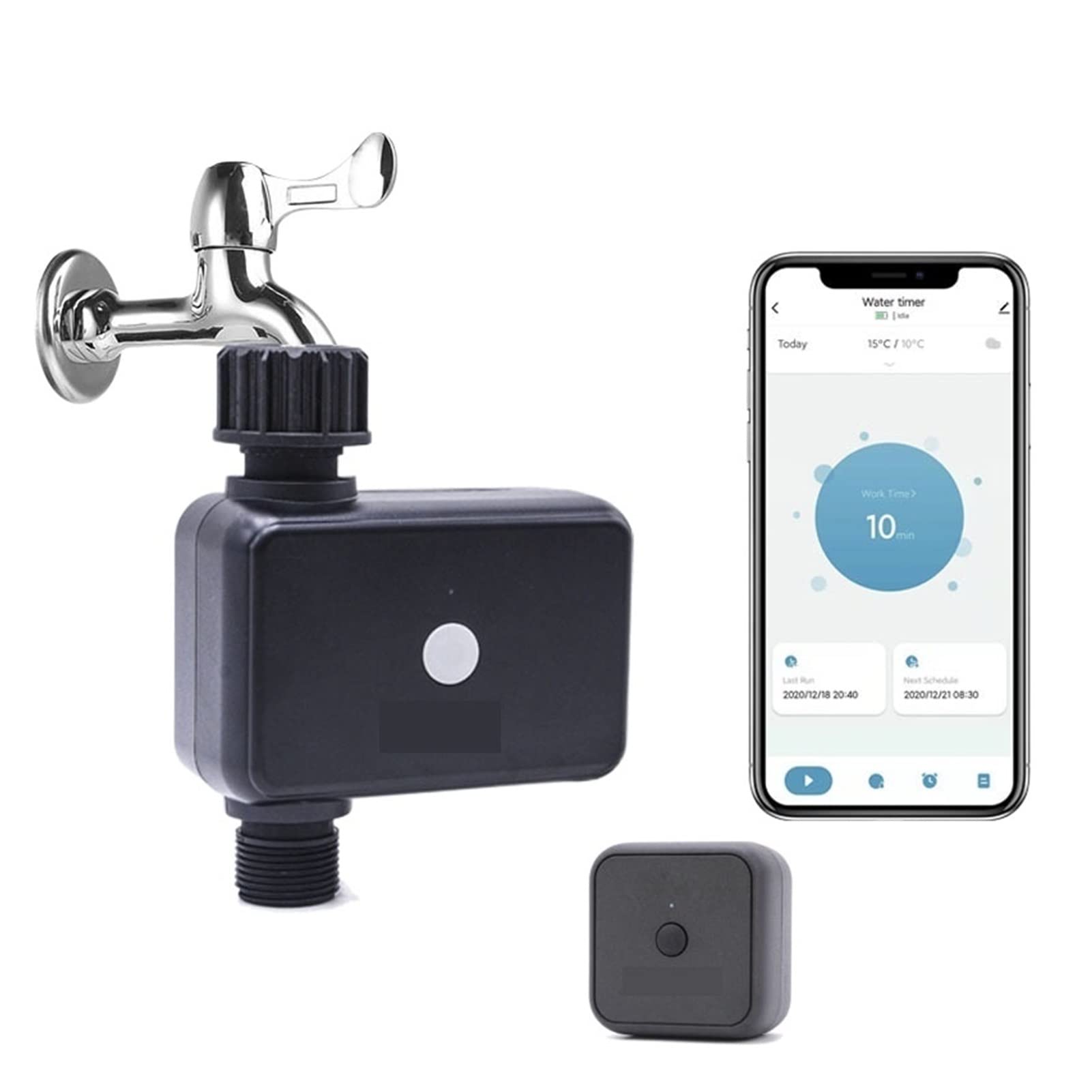 Smart Water Valve Spegnimento Giardino WIFI Smart Irrigazione Timer IP55 Irrigazione a goccia Automatica Timer per irrigazione Valvola di irrigazione Telecomando WIFI (Color : 2 timer with HUB)
