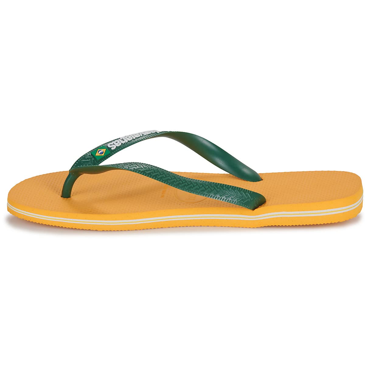 HavaianasUnisex Havaianas Brasil Logo Flip Flops, Pop Yellow, 8 UK