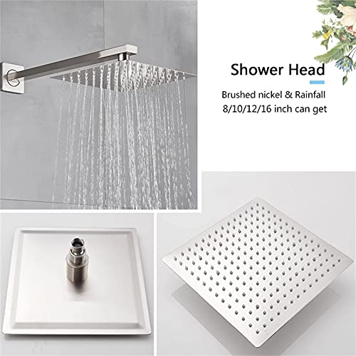 Ensemble de mélangeur de douche avec douchette portable et vanne de mitigeur